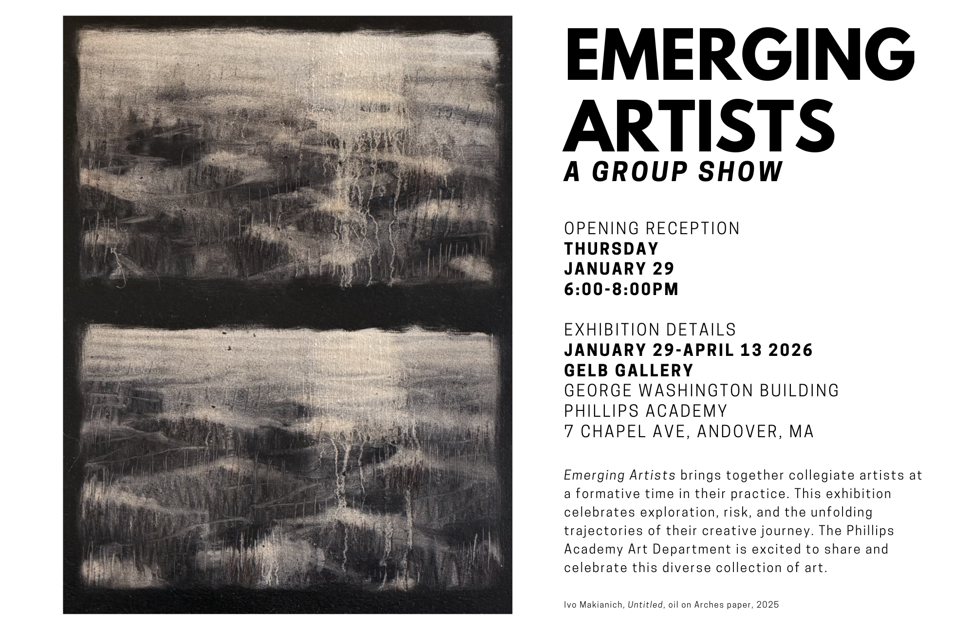 Emerging Artists Show 2026 (17 x 11 in)